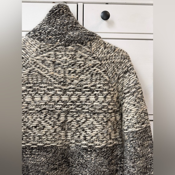 Wilfred Alpaca Women’s Wool Chunky Knit Zip Cardigan Gray Size S - Picture 13 of 17